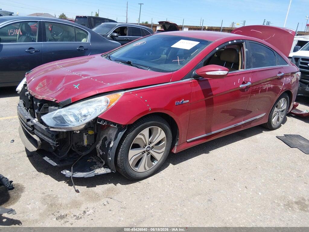 KMHEC4A4XFA132140 2015 HYUNDAI SONATA HYBRID photo no. 2