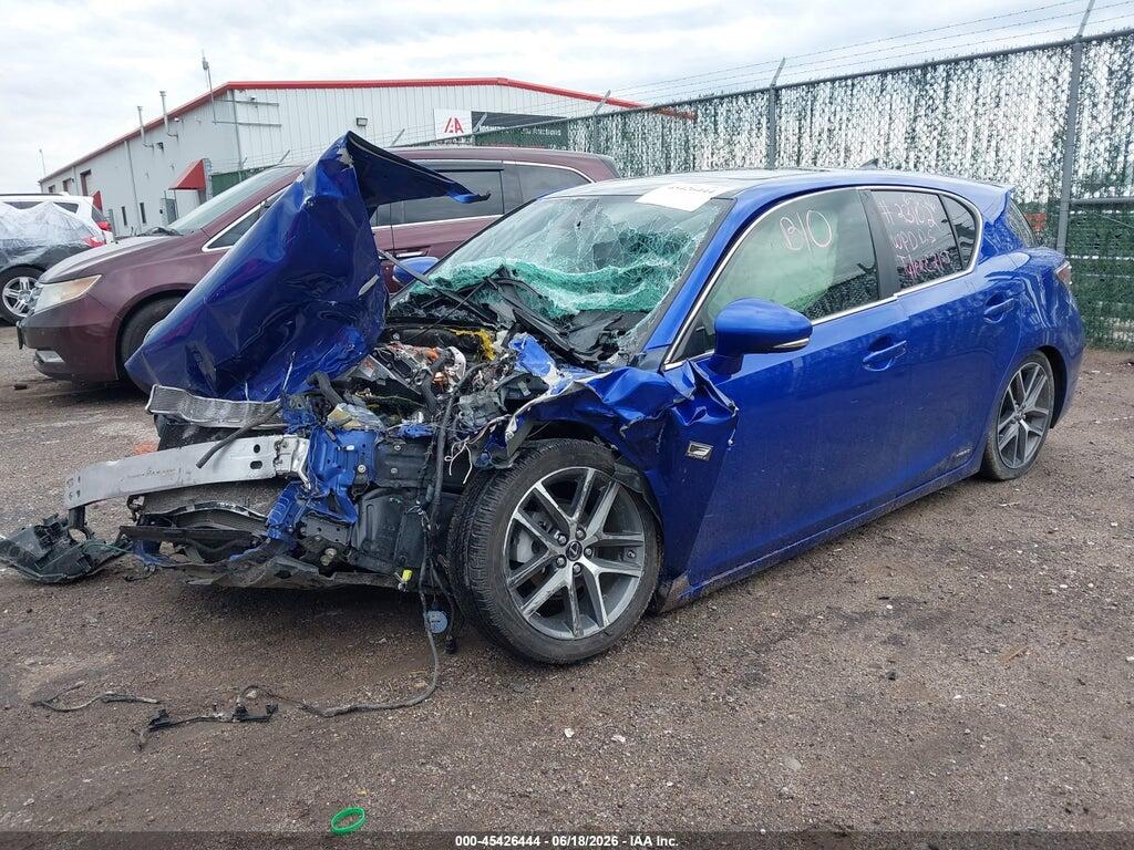 JTHKD5BH6E2209055 2014 LEXUS CT 200H photo no. 2