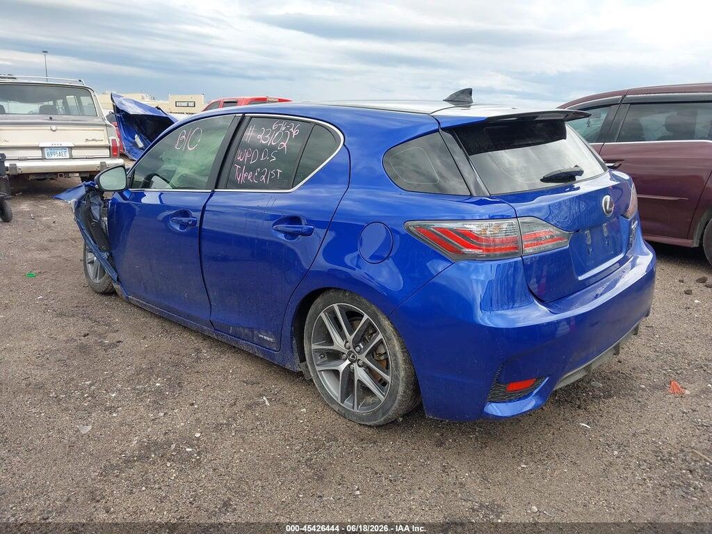 JTHKD5BH6E2209055 2014 LEXUS CT 200H photo no. 3