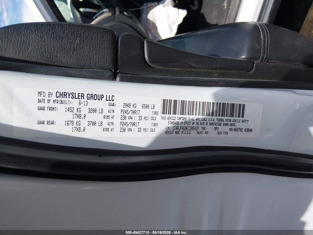 1C4RJFAG9EC205437 2014 JEEP GRAND CHEROKEE photo no. 9