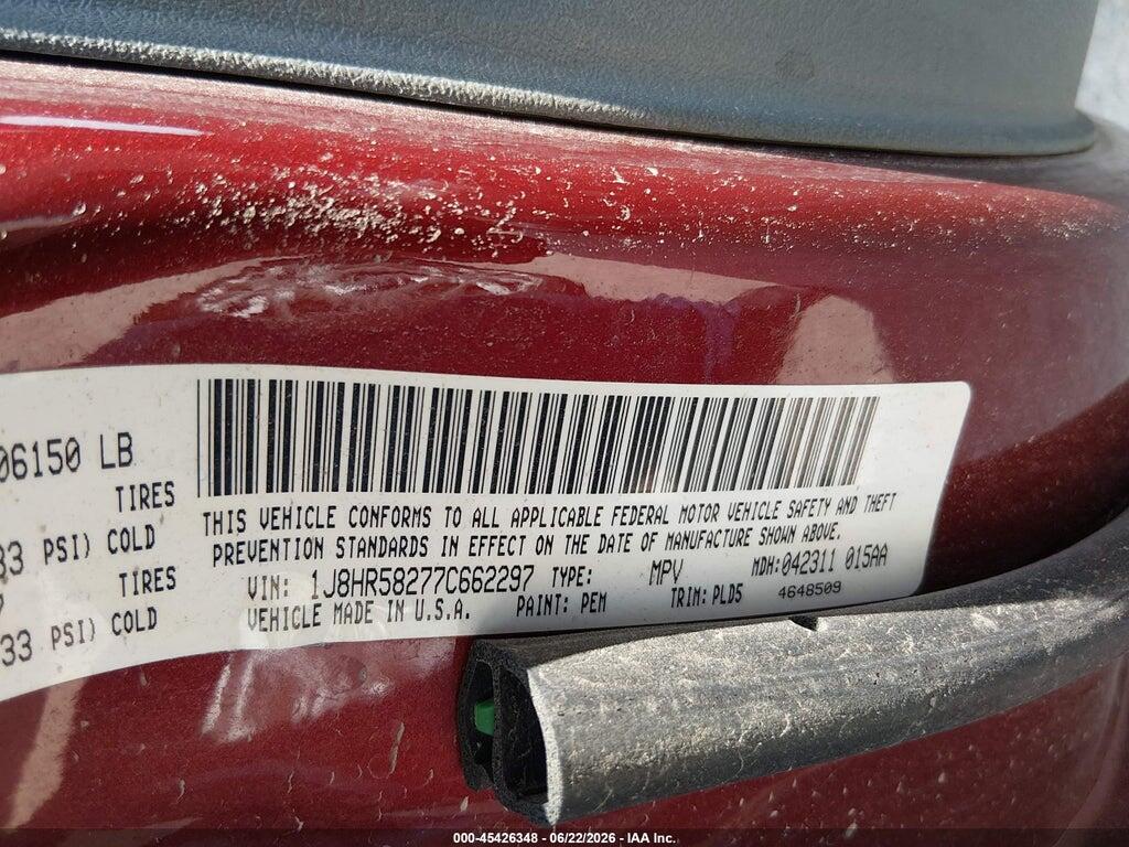 1J8HR58277C662297 2007 JEEP GRAND CHEROKEE photo no. 9