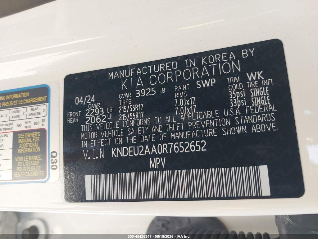 KNDEU2AA0R7652652 2024 KIA SELTOS photo no. 9
