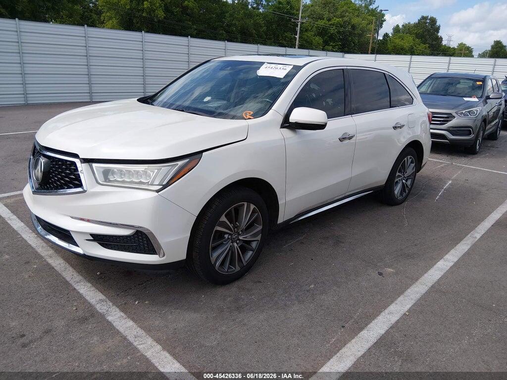 5FRYD3H50HB007258 2017 ACURA MDX photo no. 2