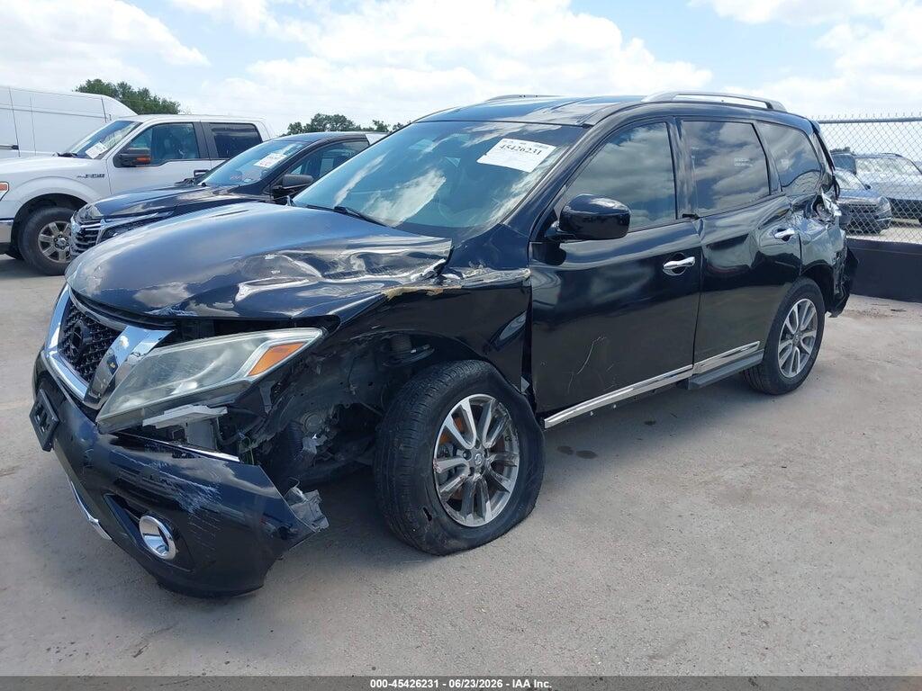 5N1AR2MM8DC637222 2013 NISSAN PATHFINDER photo no. 2