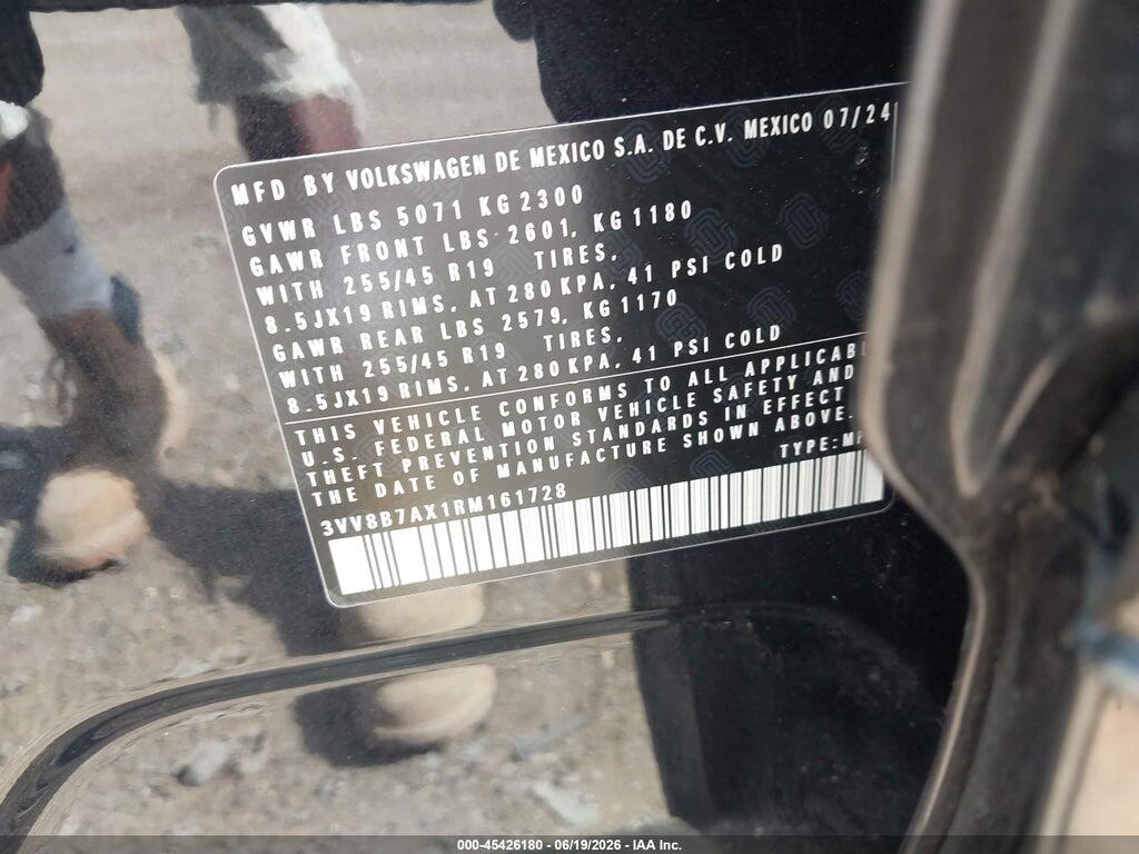 3VV8B7AX1RM161728 2024 VOLKSWAGEN TIGUAN photo no. 9