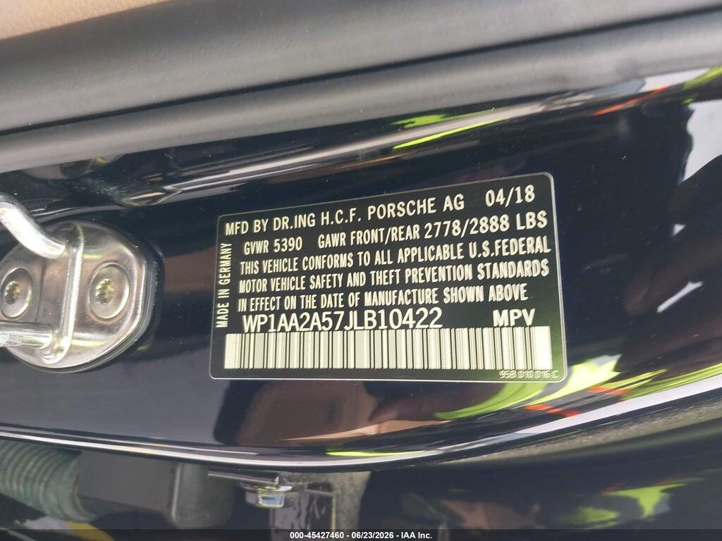 WP1AA2A57JLB10422 2018 PORSCHE MACAN photo no. 9