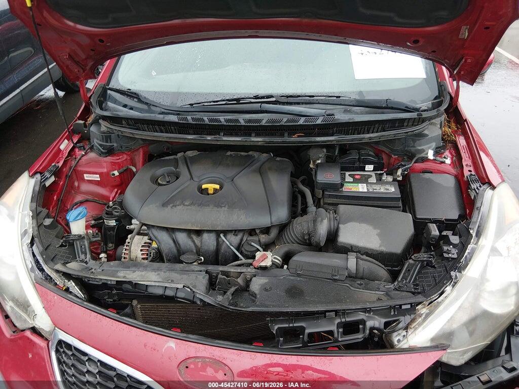 KNAFK4A61G5458476 2016 KIA FORTE photo no. 10