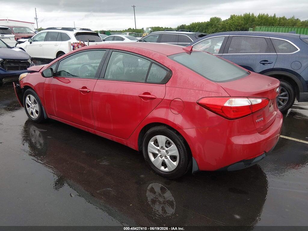 KNAFK4A61G5458476 2016 KIA FORTE photo no. 3