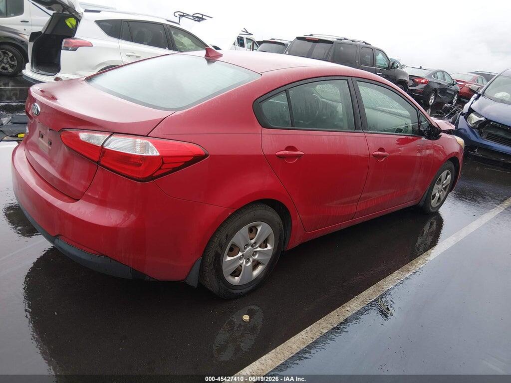 KNAFK4A61G5458476 2016 KIA FORTE photo no. 4