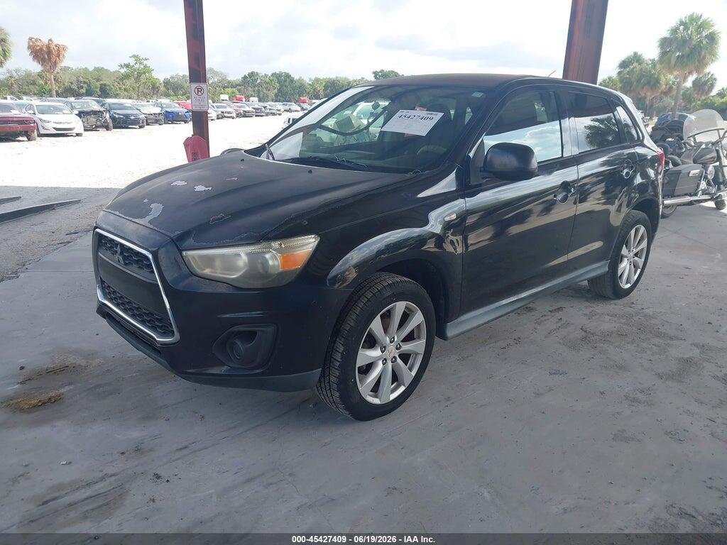4A4AP3AU6DE006034 2013 MITSUBISHI OUTLANDER SPORT photo no. 2