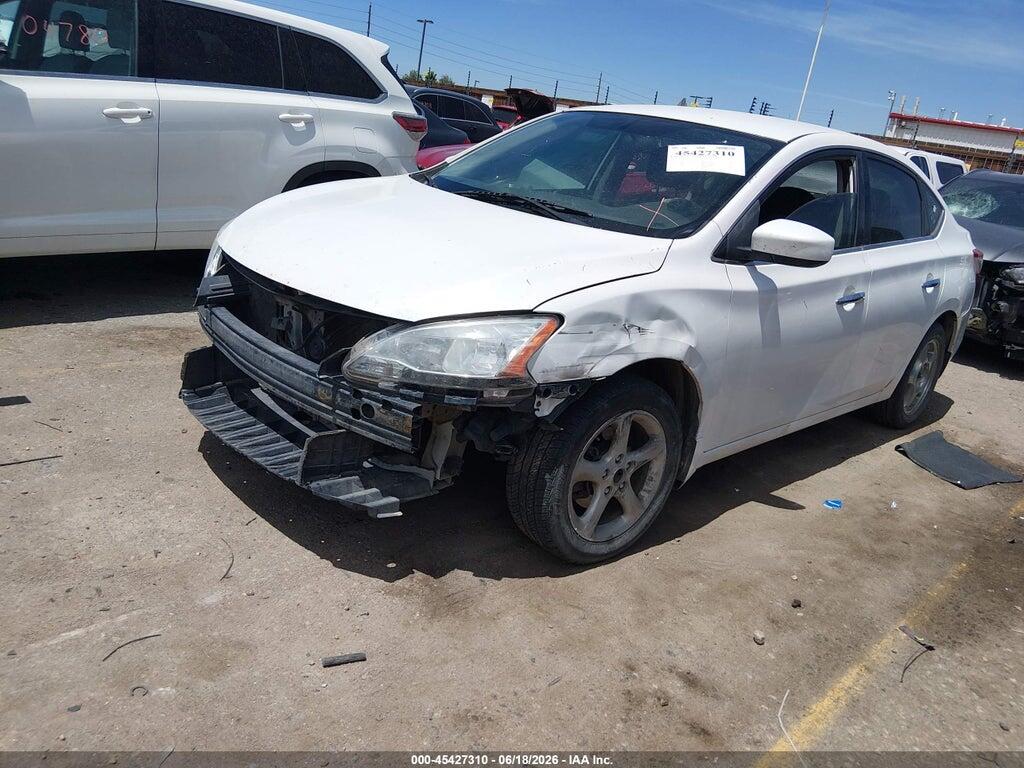 3N1AB7AP1EL683231 2014 NISSAN SENTRA photo no. 2