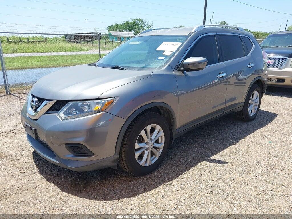 KNMAT2MT7GP667385 2016 NISSAN ROGUE photo no. 2