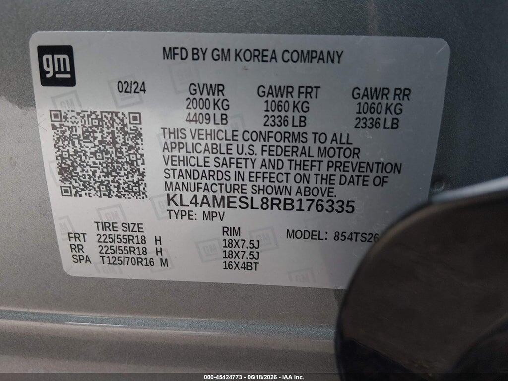 KL4AMESL8RB176335 2024 BUICK ENCORE GX photo no. 9