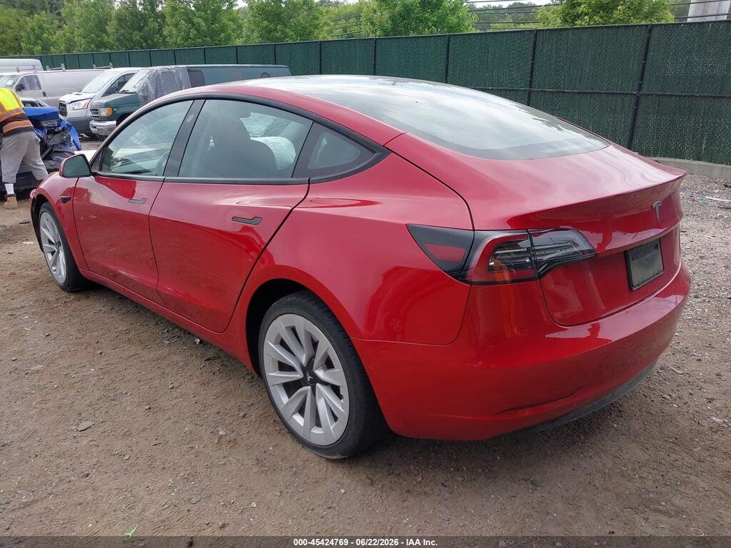 5YJ3E1EB9MF060865 2021 TESLA MODEL 3 photo no. 3
