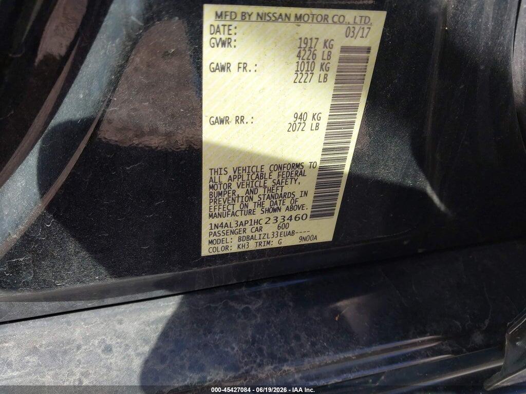 1N4AL3AP1HC233460 2017 NISSAN ALTIMA photo no. 9