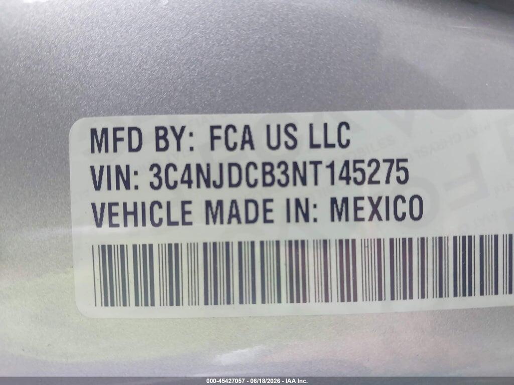 3C4NJDCB3NT145275 2022 JEEP COMPASS photo no. 9