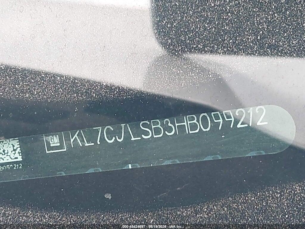 KL7CJLSB3HB099212 2017 CHEVROLET TRAX photo no. 9