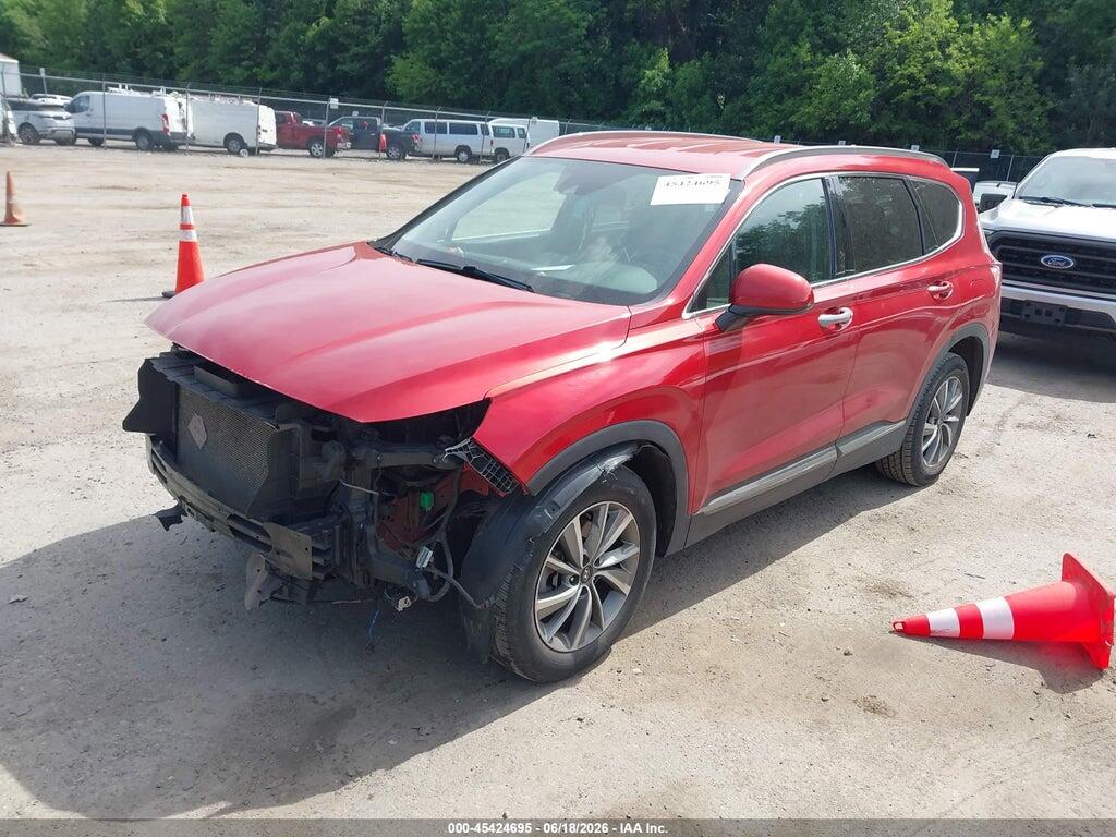 5NMS3CAD3KH063776 2019 HYUNDAI SANTA FE photo no. 2