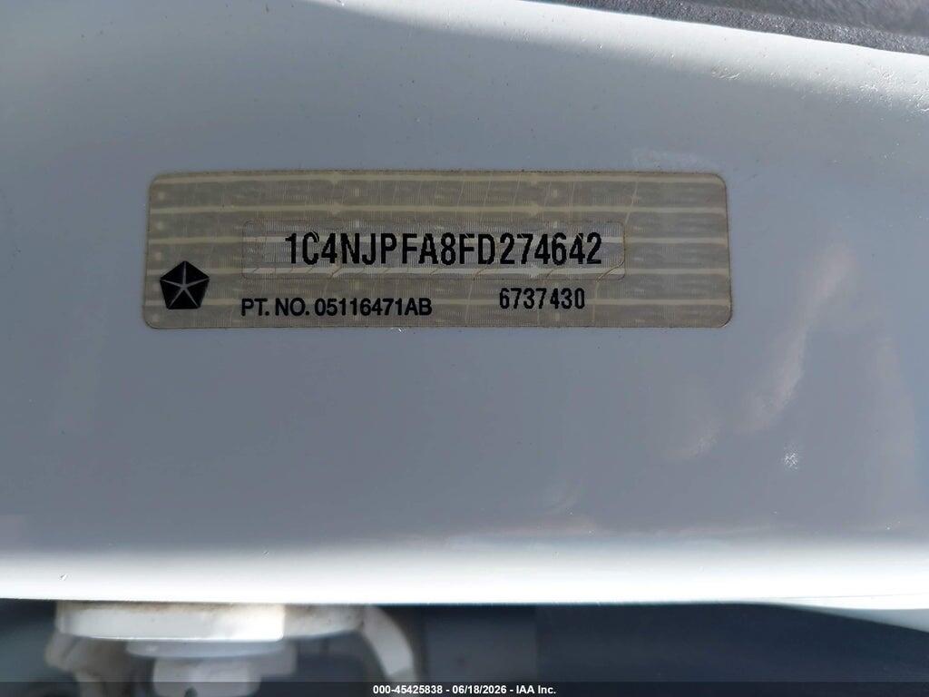 1C4NJPFA8FD274642 2015 JEEP PATRIOT photo no. 9