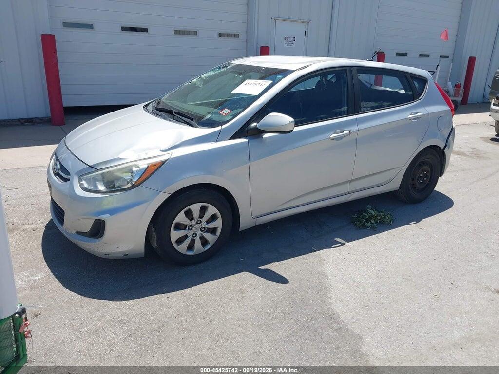 KMHCT5AE1GU257047 2016 HYUNDAI ACCENT photo no. 2