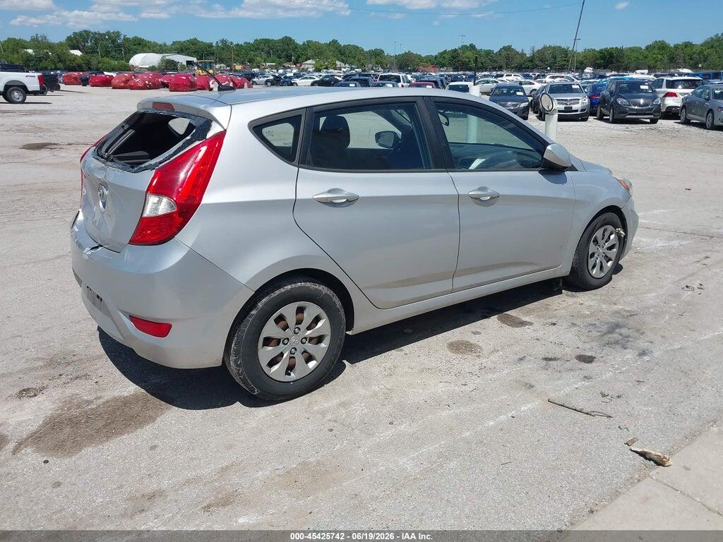 KMHCT5AE1GU257047 2016 HYUNDAI ACCENT photo no. 4