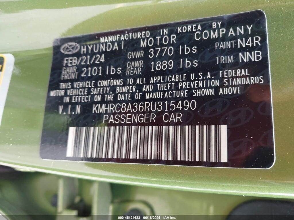 KMHRC8A36RU315490 2024 HYUNDAI VENUE photo no. 9