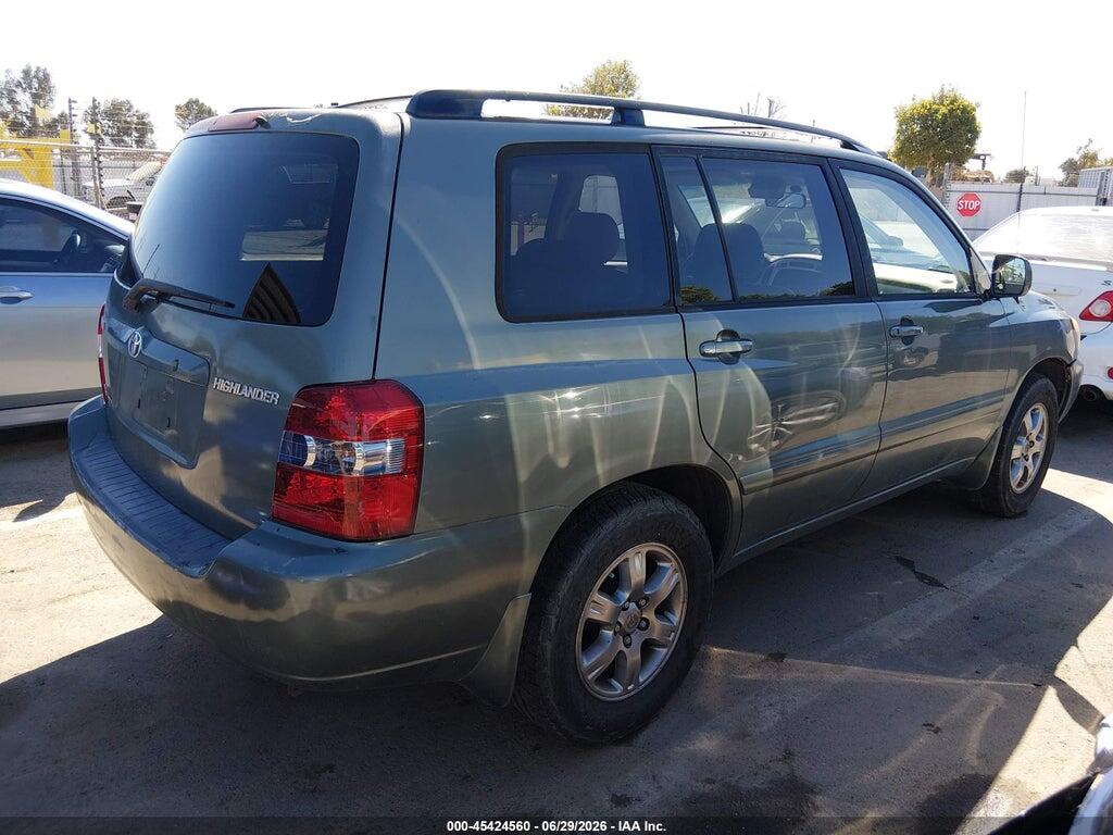 JTEDP21A650091164 2005 TOYOTA HIGHLANDER photo no. 4