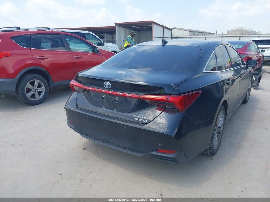 4T1B21FB5KU001296 2019 TOYOTA AVALON HYBRID photo no. 4