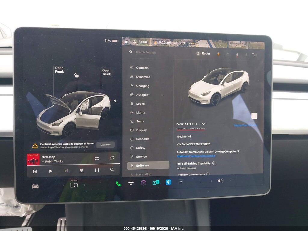 5YJYGDEF7MF298251 2021 TESLA MODEL Y photo no. 7