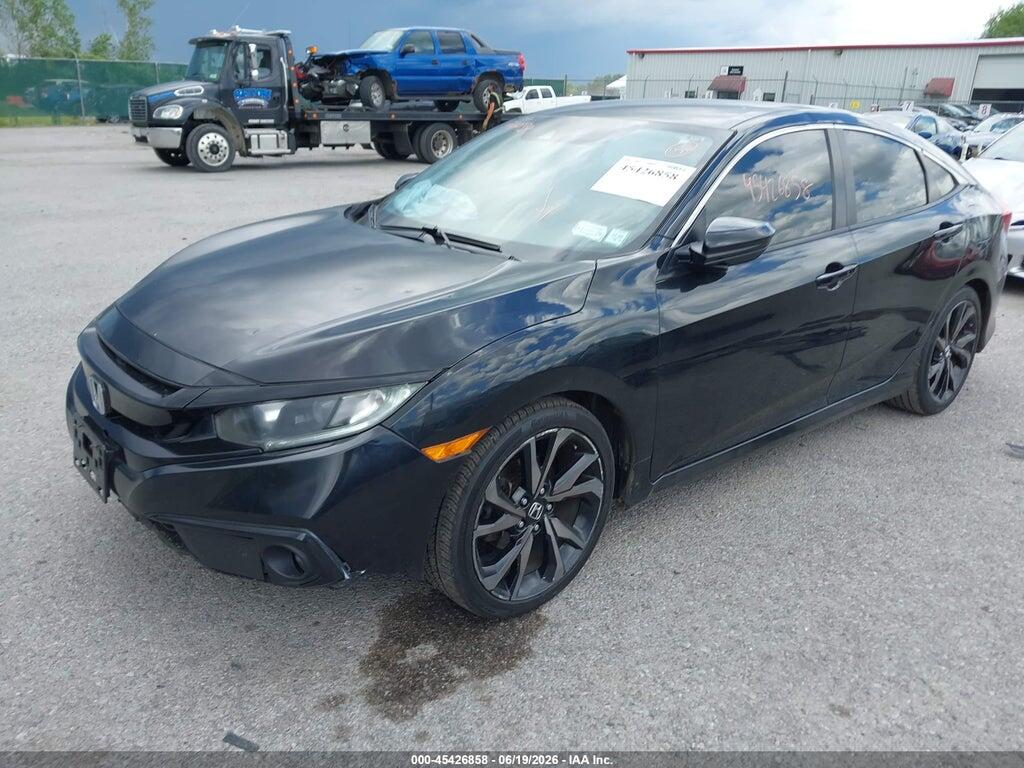 2HGFC2F82KH559348 2019 HONDA CIVIC photo no. 2
