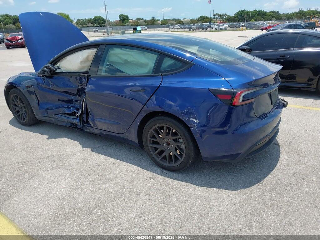 5YJ3E1EA5RF727767 2024 TESLA MODEL 3 photo no. 3