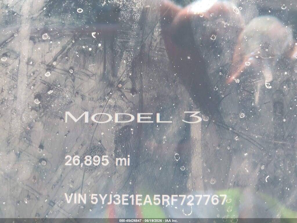 5YJ3E1EA5RF727767 2024 TESLA MODEL 3 photo no. 7