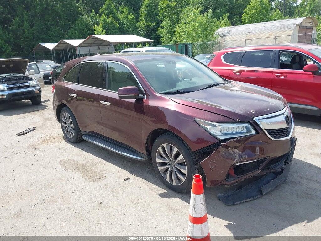 5FRYD4H4XFB018763 2015 ACURA MDX photo no. 1