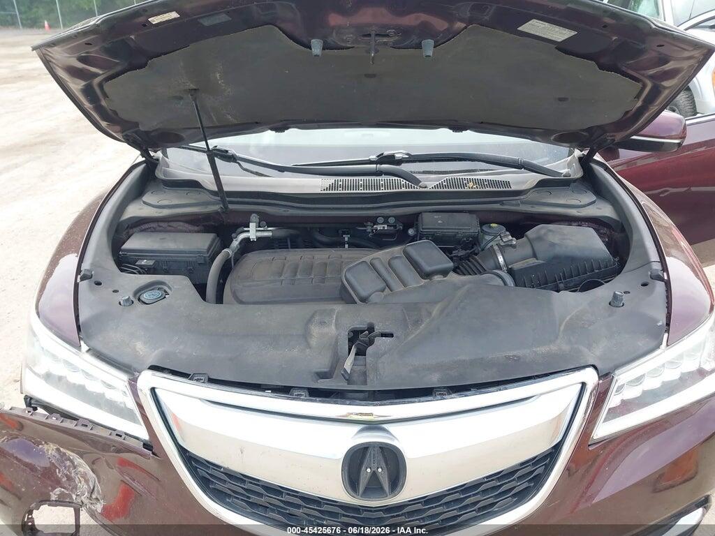 5FRYD4H4XFB018763 2015 ACURA MDX photo no. 10