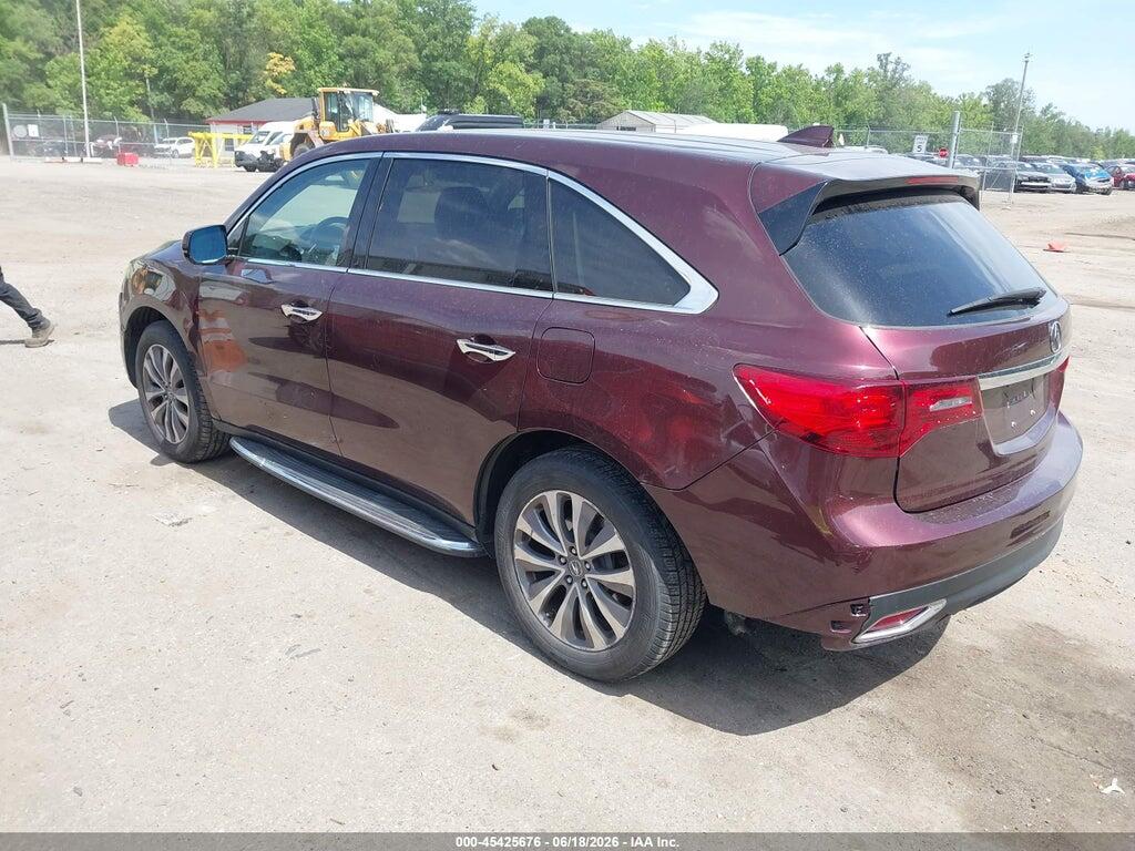 5FRYD4H4XFB018763 2015 ACURA MDX photo no. 3