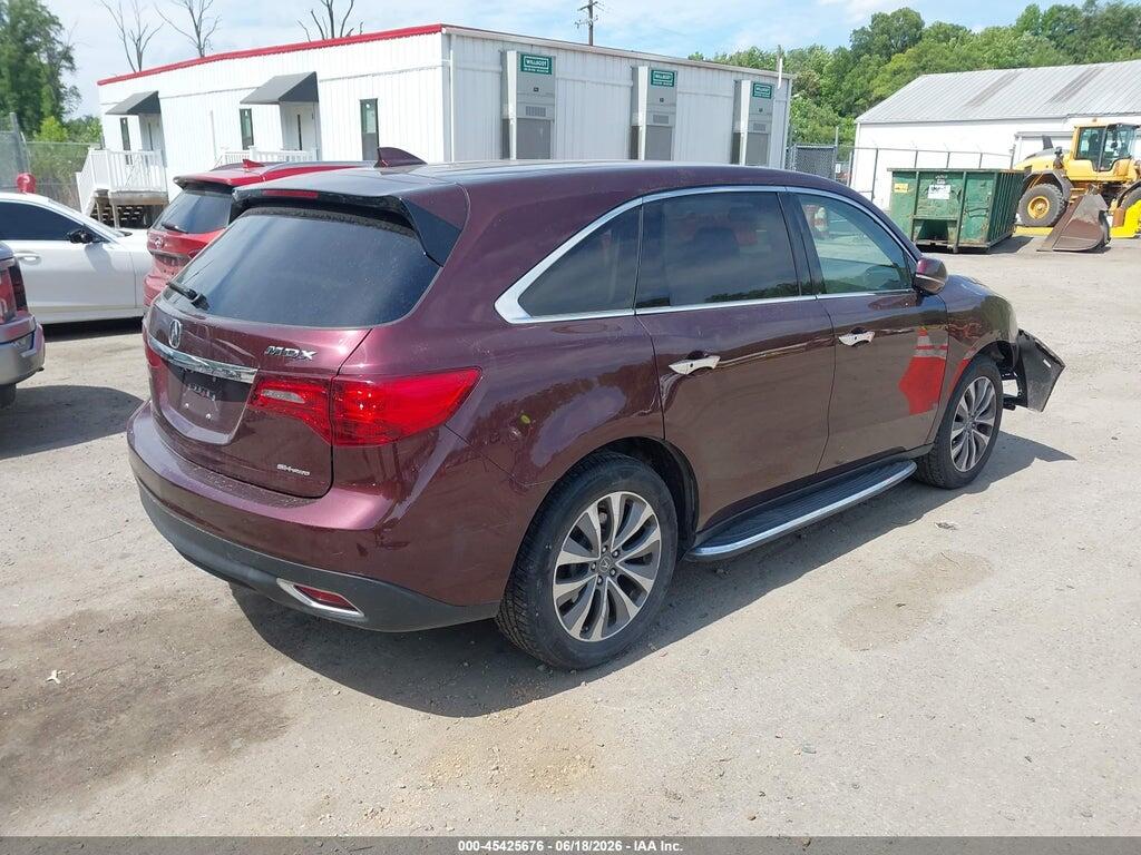 5FRYD4H4XFB018763 2015 ACURA MDX photo no. 4