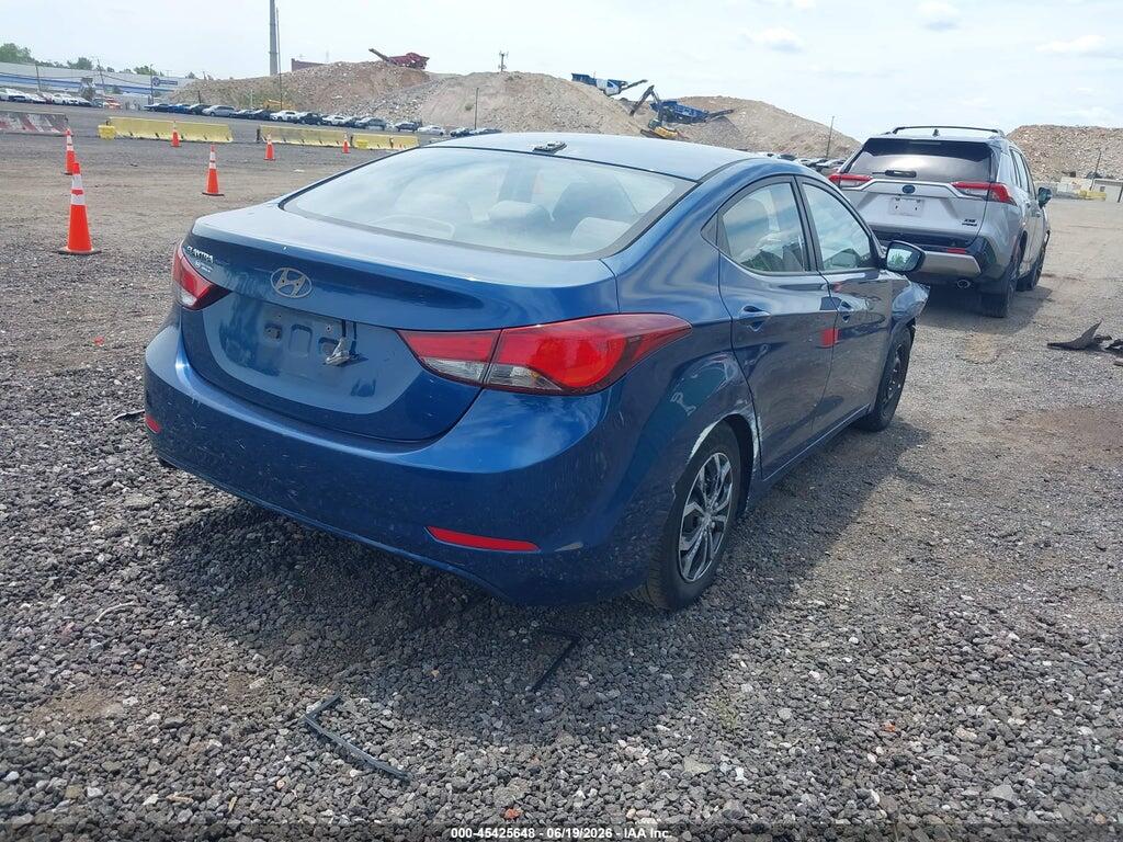 KMHDH4AE2GU652287 2016 HYUNDAI ELANTRA photo no. 4