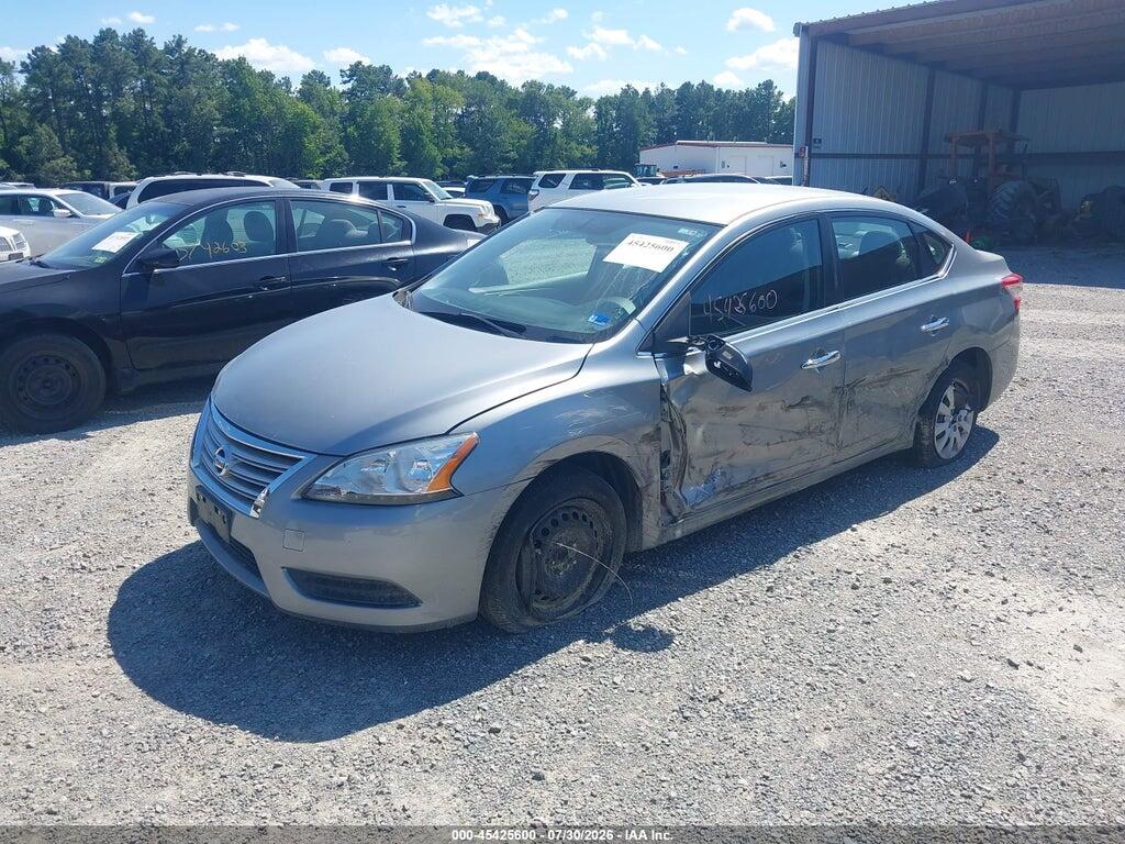 3N1AB7AP2EY336641 2014 NISSAN SENTRA photo no. 2