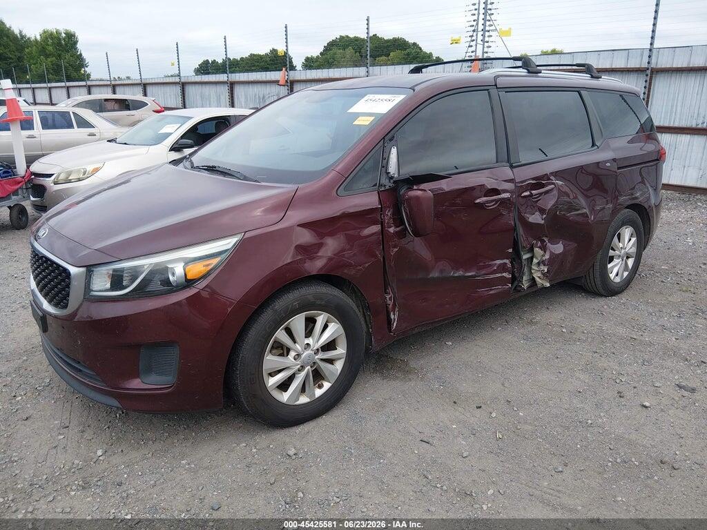 KNDMB5C15G6142252 2016 KIA SEDONA photo no. 2