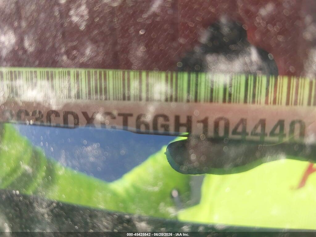 2C3CDXCT6GH104440 2016 DODGE CHARGER photo no. 9