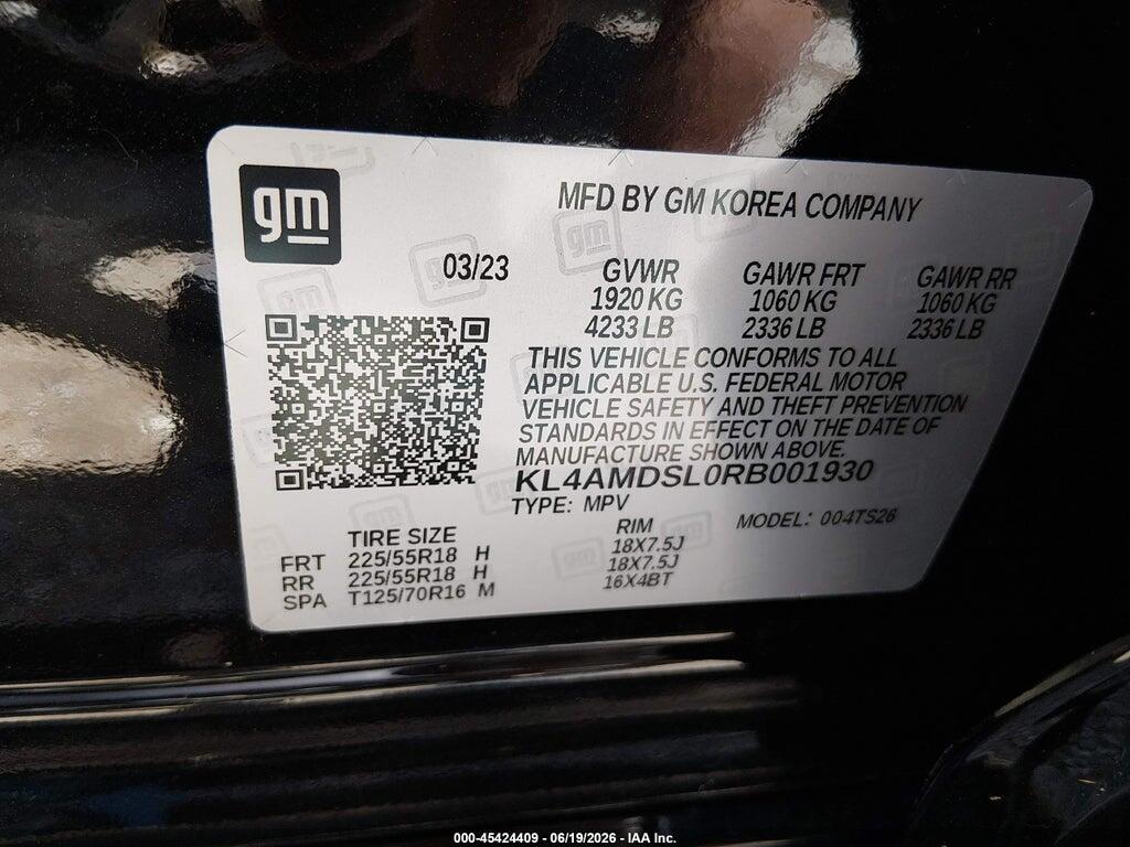 KL4AMDSL0RB001930 2024 BUICK ENCORE GX photo no. 9