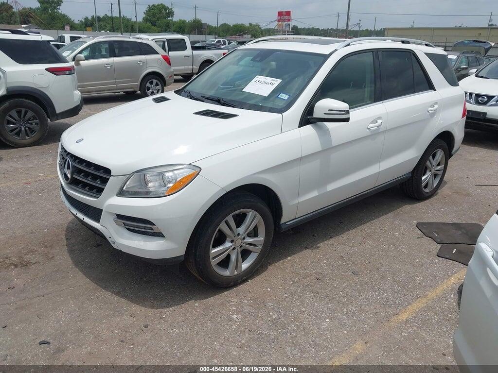 4JGDA5HB7FA600854 2015 MERCEDES-BENZ ML 350 photo no. 2