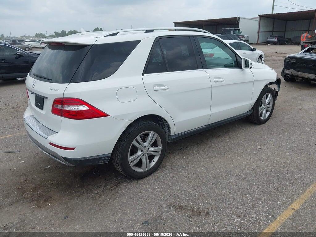 4JGDA5HB7FA600854 2015 MERCEDES-BENZ ML 350 photo no. 4