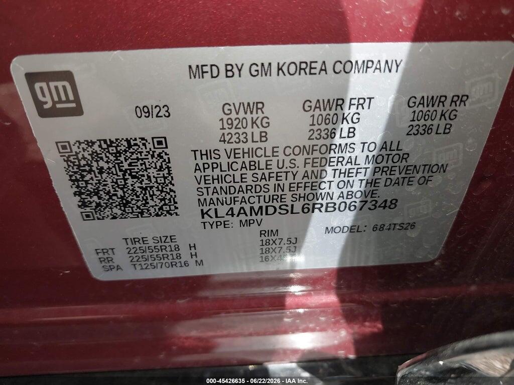 KL4AMDSL6RB067348 2024 BUICK ENCORE GX photo no. 9