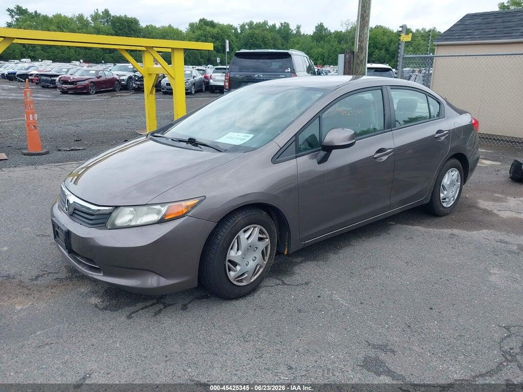 2HGFB2F57CH554222 2012 HONDA CIVIC photo no. 2