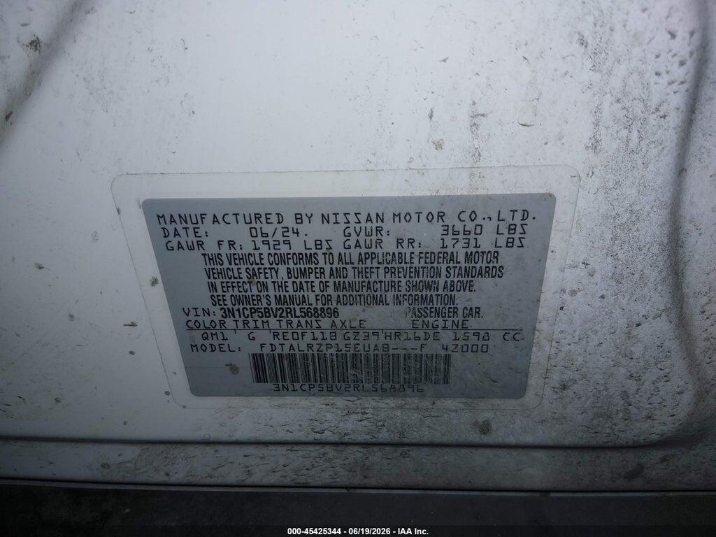 3N1CP5BV2RL568896 2024 NISSAN KICKS photo no. 9