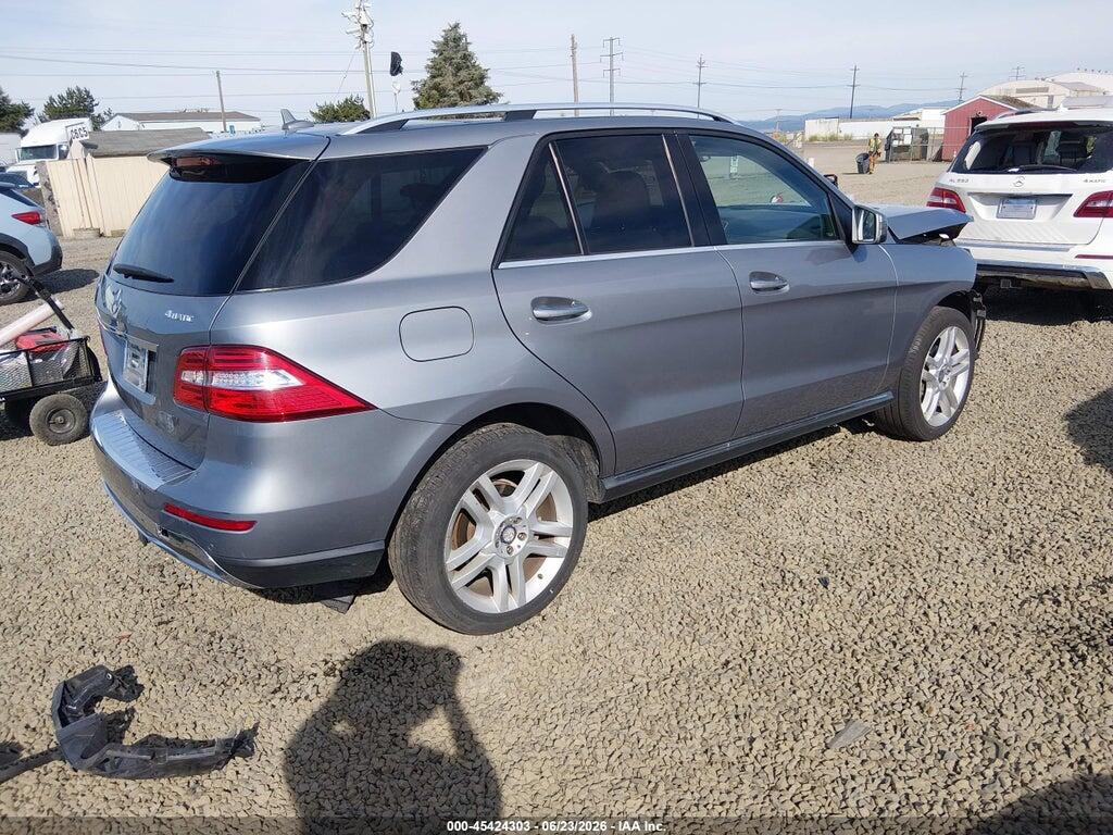 4JGDA5HB8EA427599 2014 MERCEDES-BENZ ML 350 photo no. 4