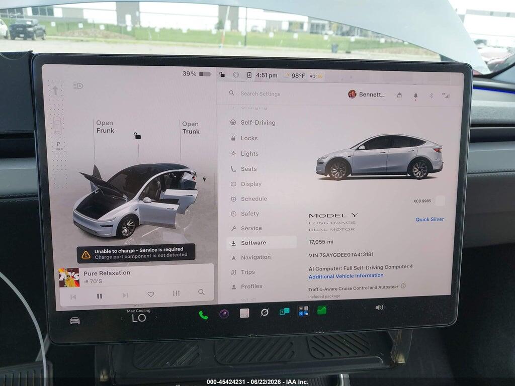 7SAYGDEE0TA413181 2026 TESLA MODEL Y photo no. 7
