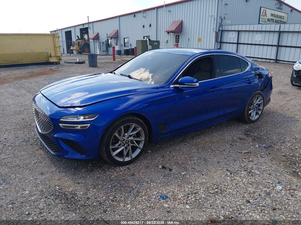 KMTG34TA8NU094566 2022 GENESIS G70 photo no. 2