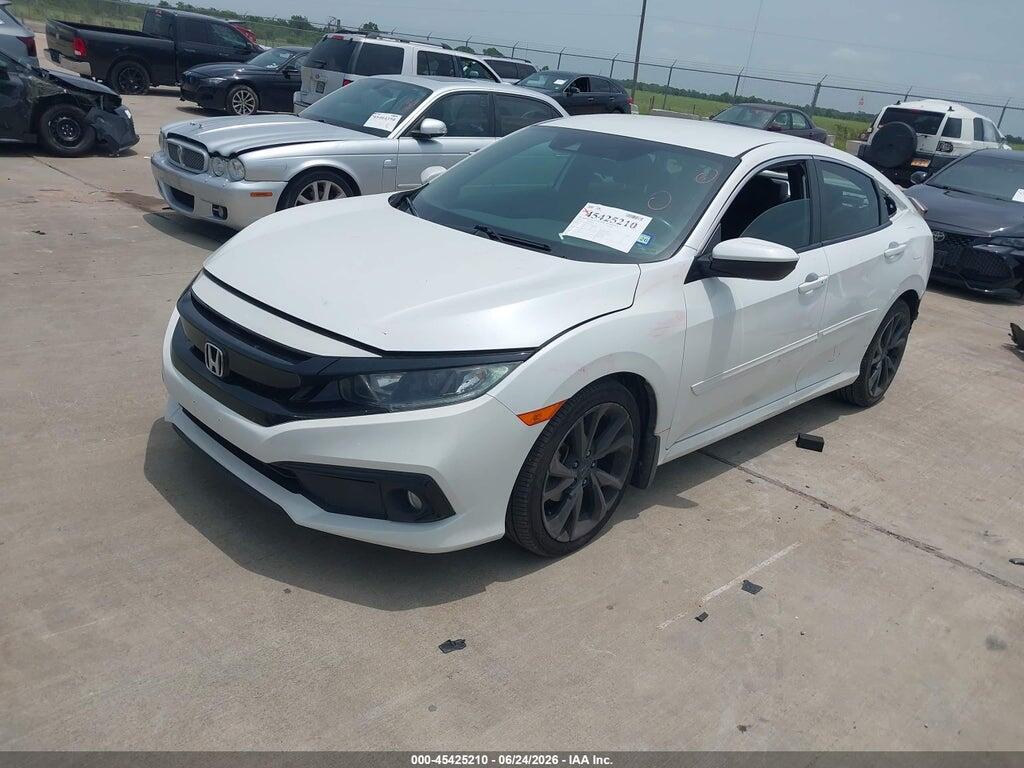 19XFC2F88KE047166 2019 HONDA CIVIC photo no. 2